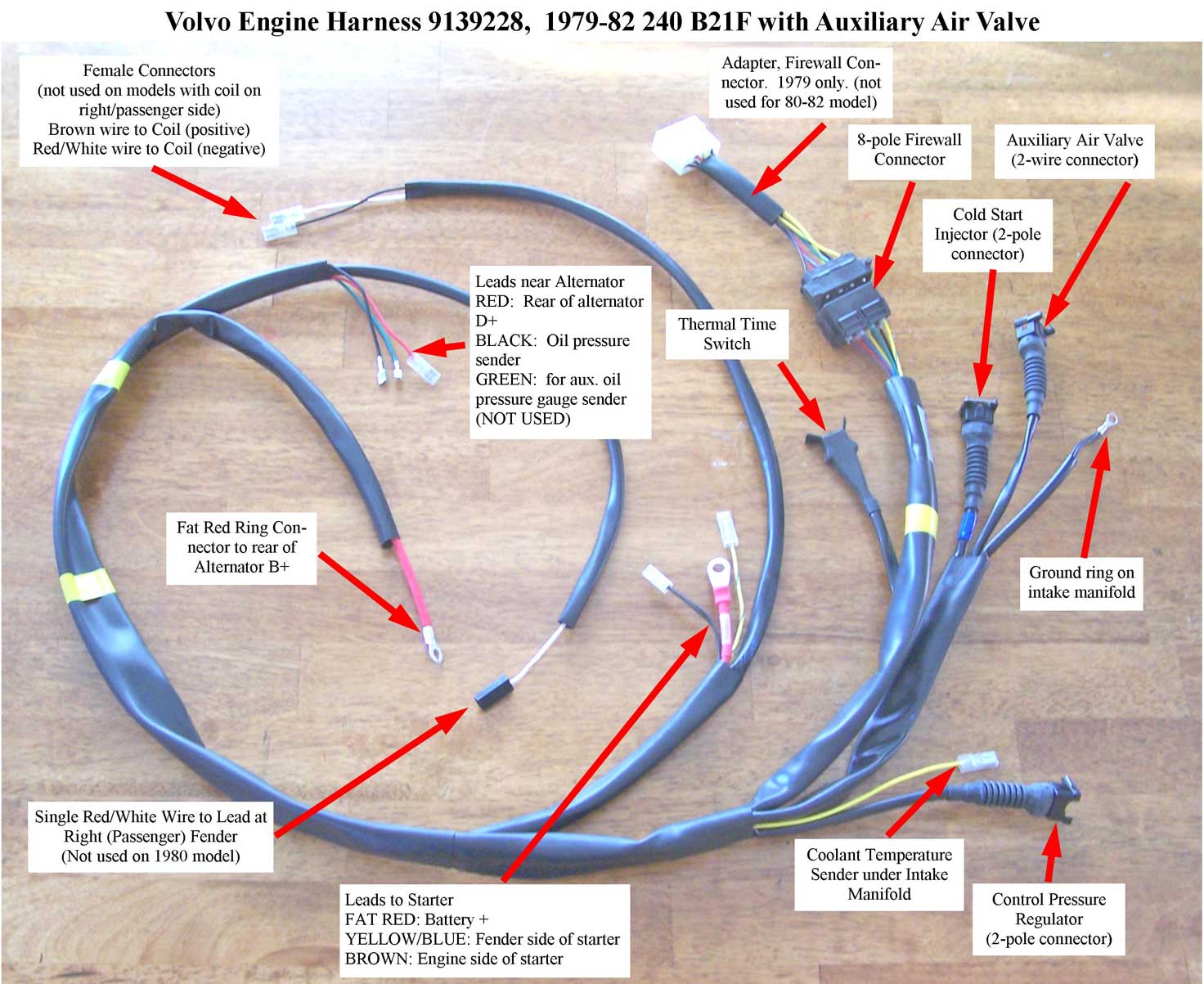 Dave's Volvo Page Volvo Engine Wire Harnesses