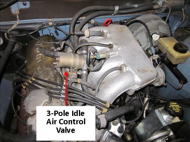 Volvo 240 idle air control valve.